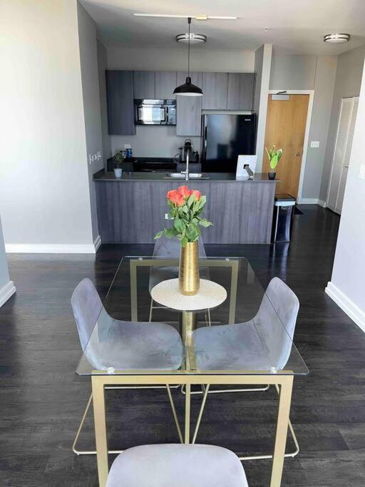 Penthouse In South Loop Chicago Apartment Luaran gambar