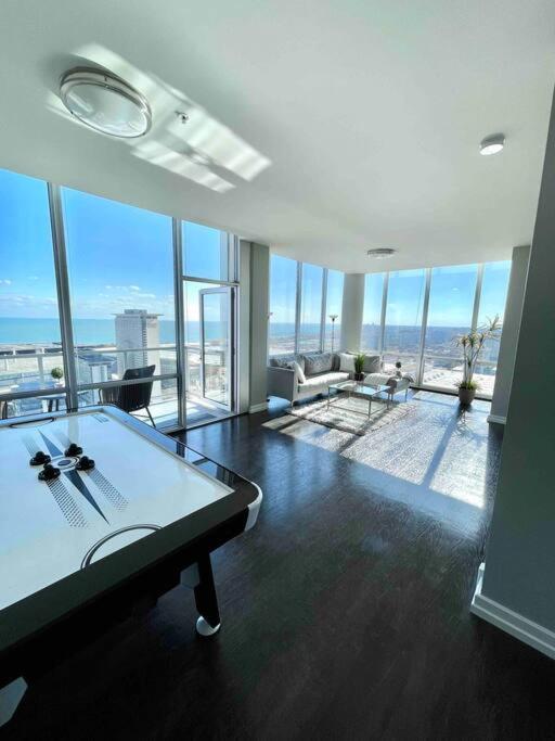 Penthouse In South Loop Chicago Apartment Luaran gambar