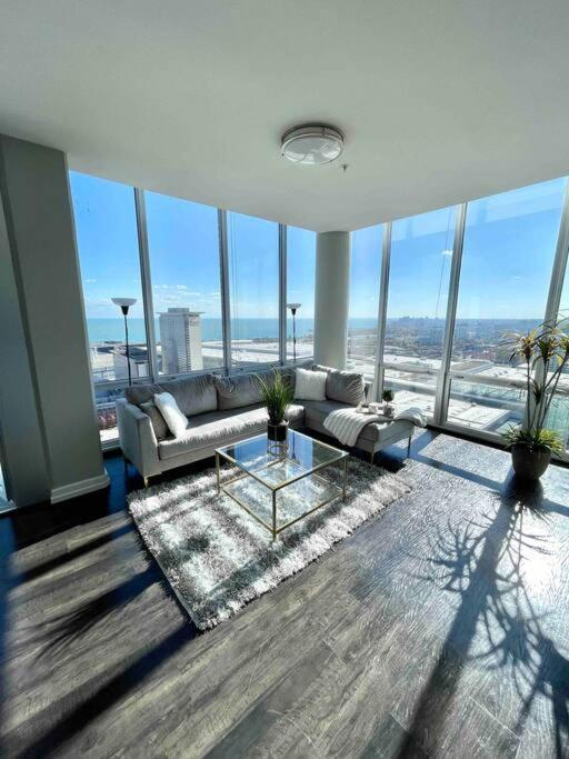 Penthouse In South Loop Chicago Apartment Luaran gambar